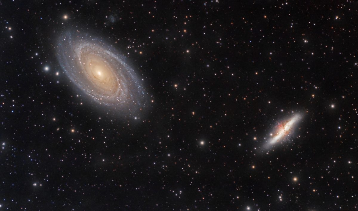 M81 bode's and M82 cigar galaxy