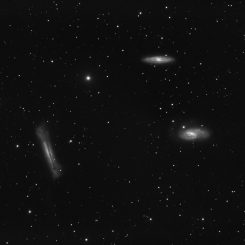 Leo galaxy triplet M65 M66 NGC3628