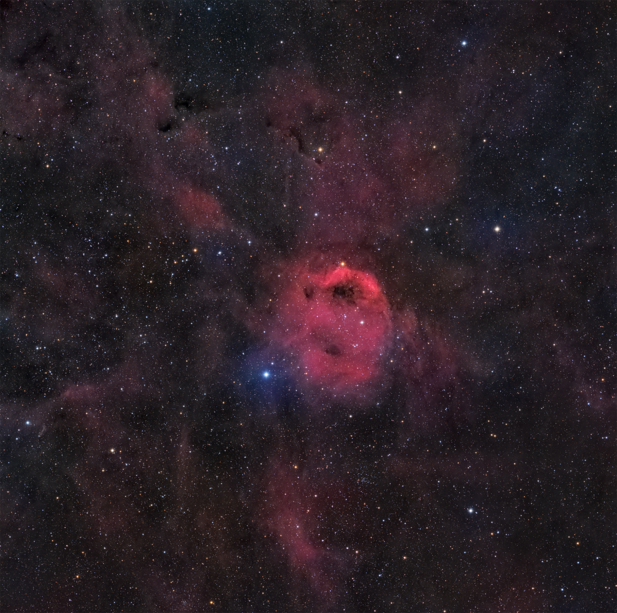 SH2 173 1200x1193 - SH2-173 PHANTOM OF THE OPERA NEBULA