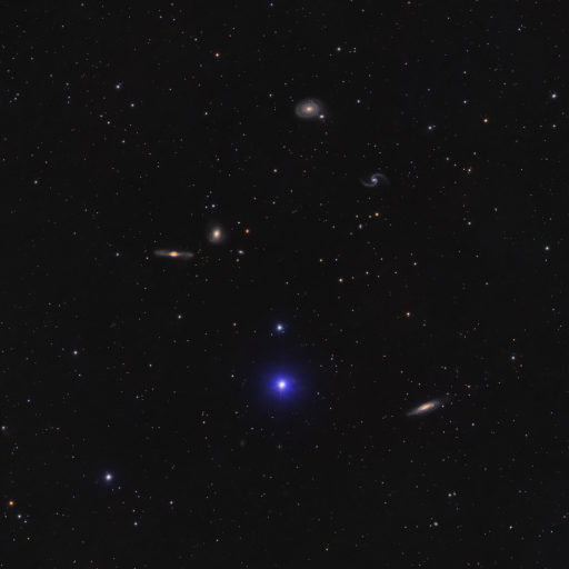 Galaxy group 512x512 - Aries galaxy group