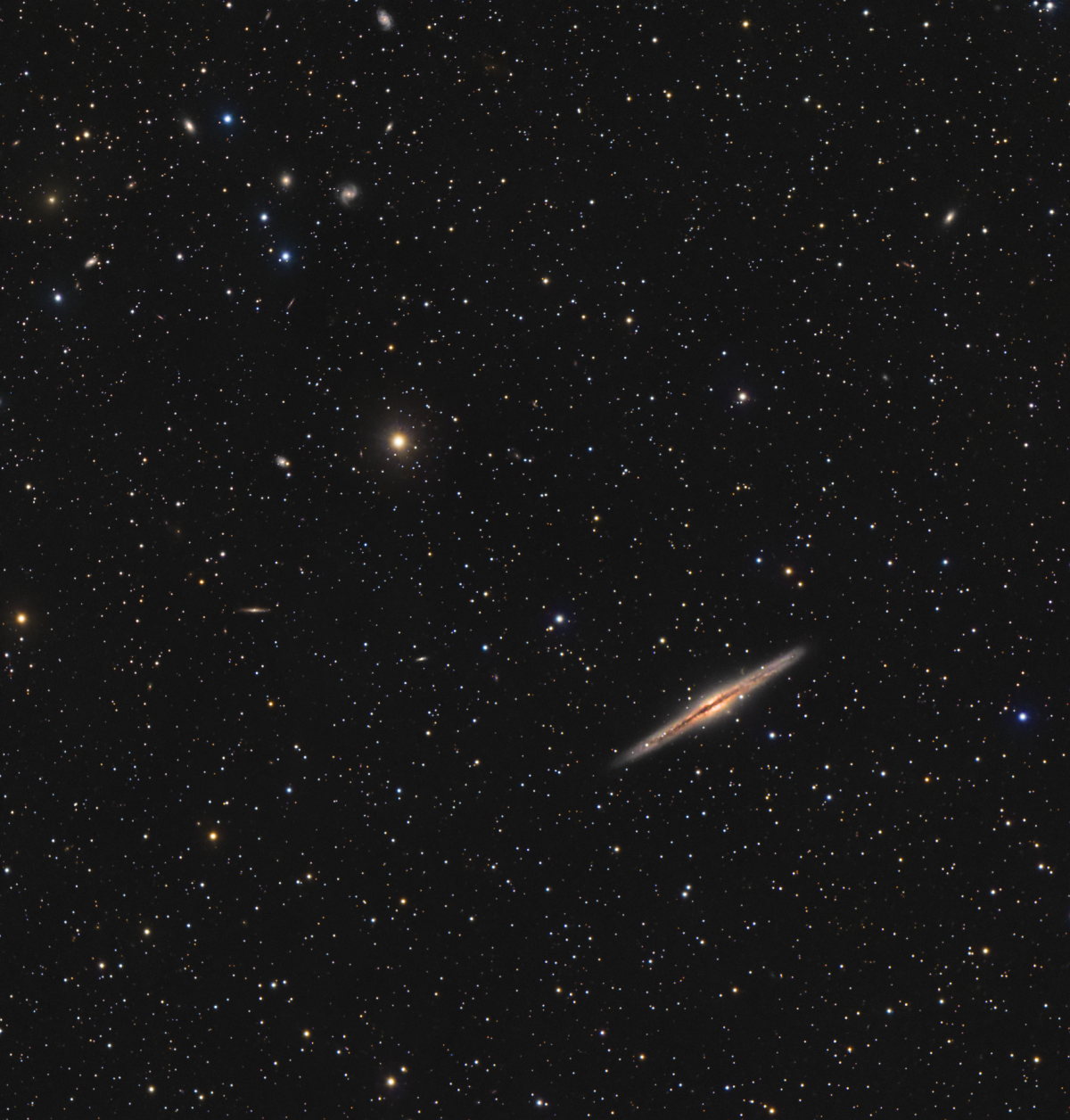 NGC 891 croped 1200x1256 - NGC 891 galaxy