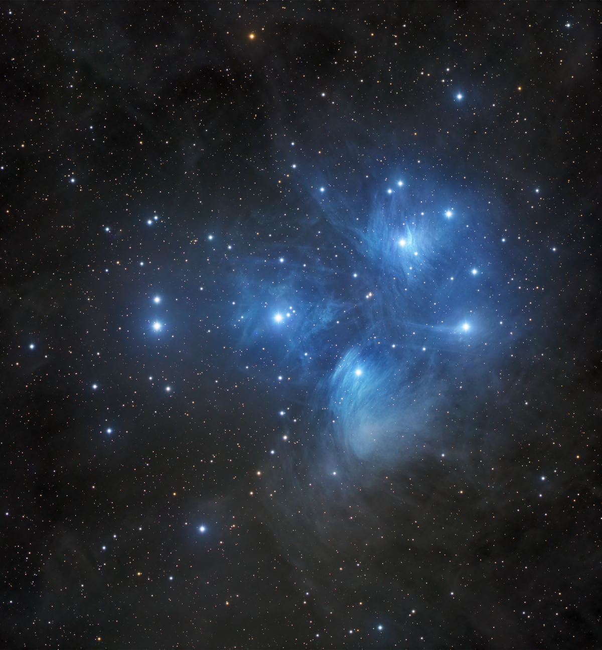 Pleiades 1200x1295 - M45 the pleiades